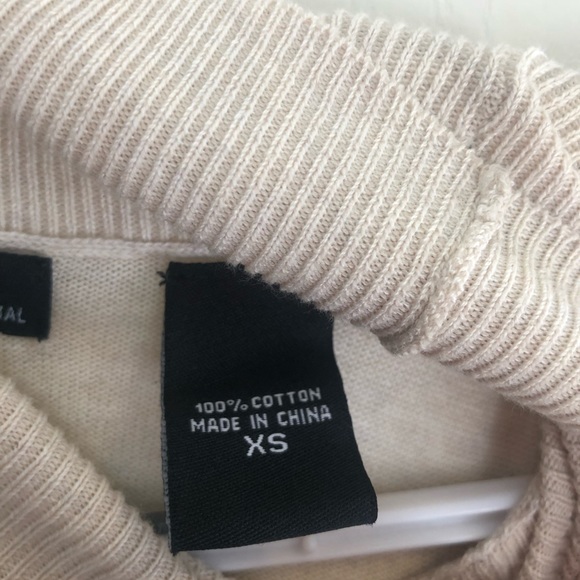 Cream turtleneck by Moda International - Picture 3 of 3